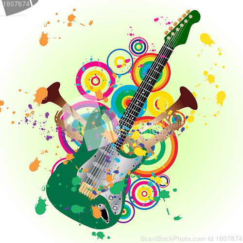 Image of grunge guitar