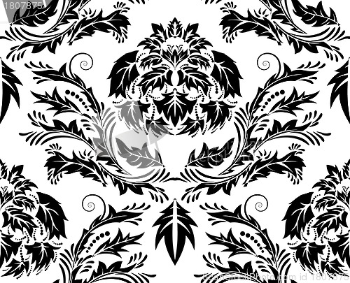 Image of seamless damask pattern