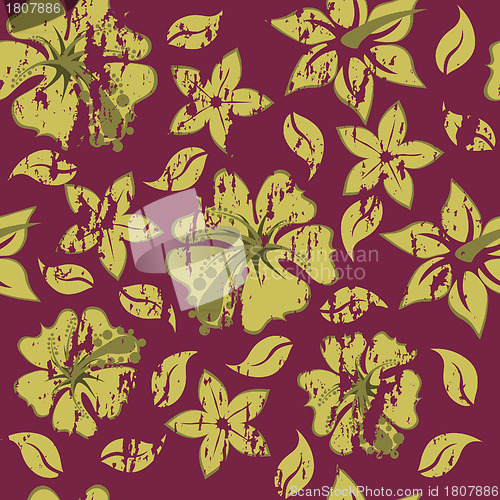 Image of seamless floral pattern