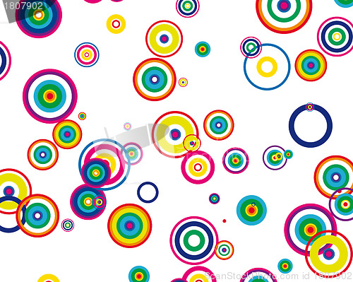 Image of circles background