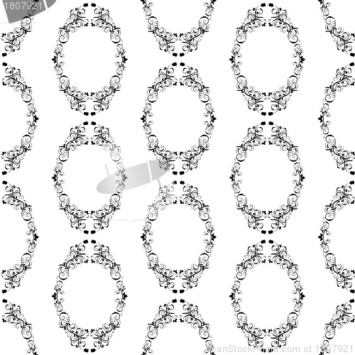 Image of seamless damask pattern