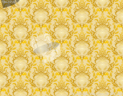 Image of seamless damask pattern