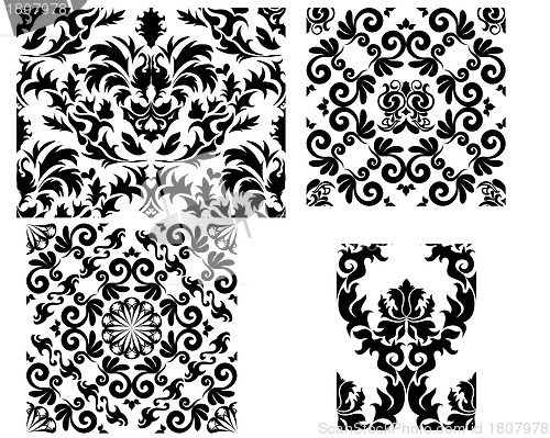 Image of seamless damask pattern