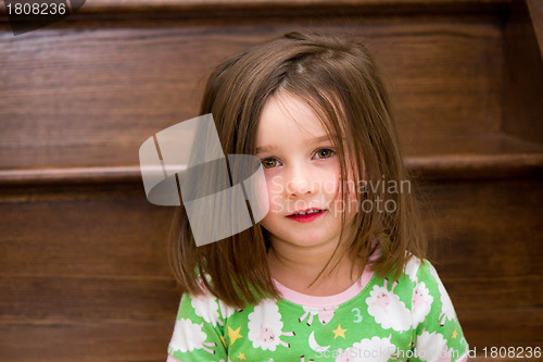 Image of Beautiful child posing