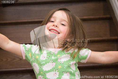 Image of Beautiful, happy child posing