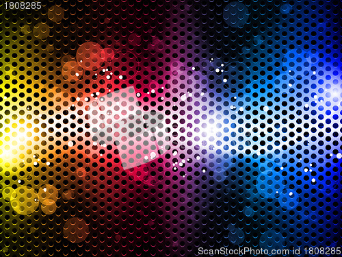 Image of Colorful Rainbow Neon Party Background