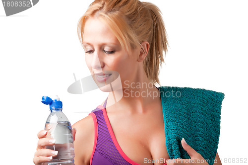 Image of Woman Drinking Water