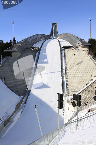 Image of The new Holmenkollen skijump arena