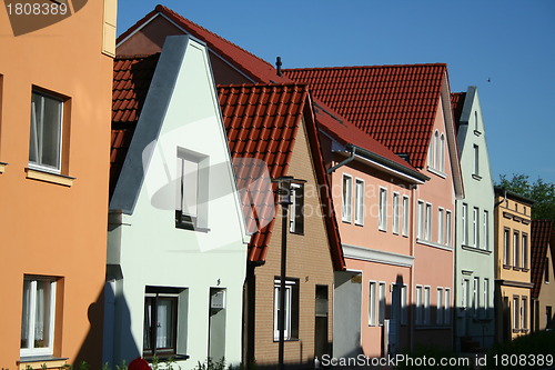 Image of Small town houses.