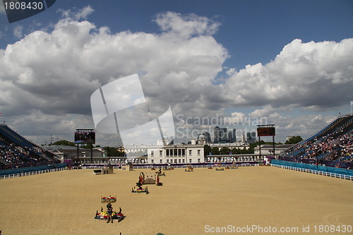 Image of Olympic equestrian arena in Greenwhich