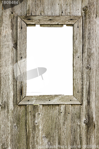 Image of old wooden frame