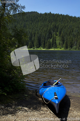 Image of Kayak on the Lakeshore