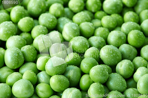 Image of green peas background