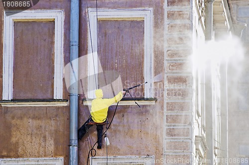 Image of Cleaning service worker