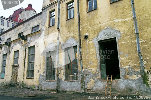 Image of Big windows in old industrial facilities
