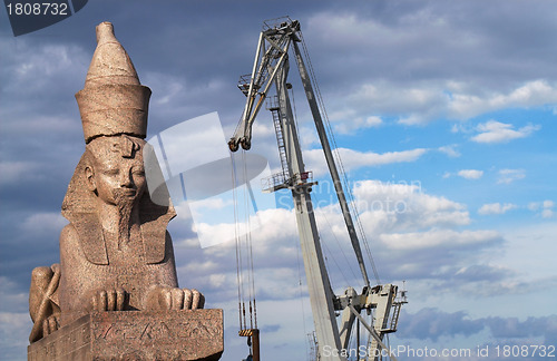 Image of Egyptian Sphinxes 