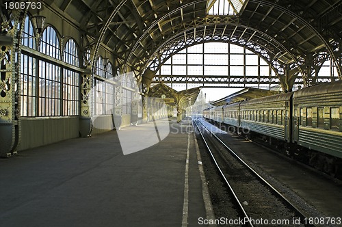 Image of Railroad station platform