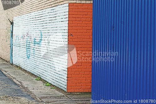 Image of corner and painted wall