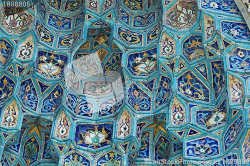 Image of Fragment of a tiled wall 