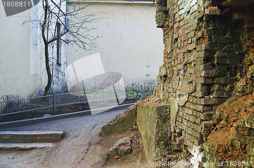 Image of Destroyed wall