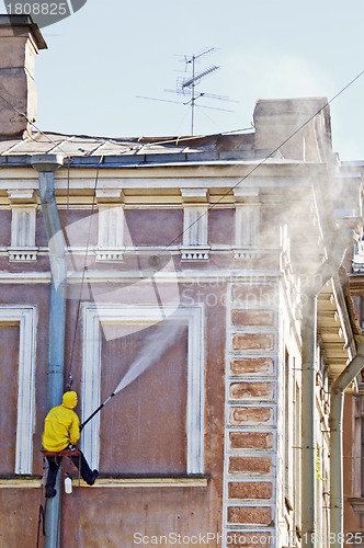 Image of Cleaning service worker