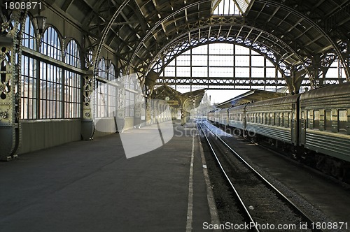 Image of Railroad station platform