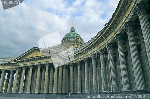 Image of Kazansky Cathedral in Saint Petersburg, Russia.