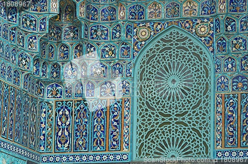 Image of Fragment of a tiled wall