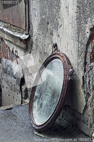Image of Thrown Out Old Mirror 