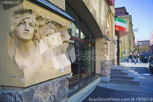 Image of Entrance to cafe