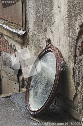 Image of Thrown Out Old Mirror