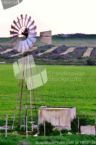 Image of windmill water pump