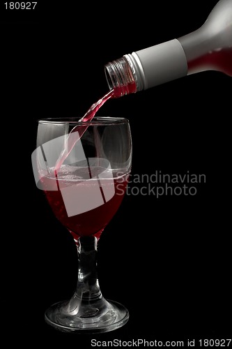Image of Wine and glass #1