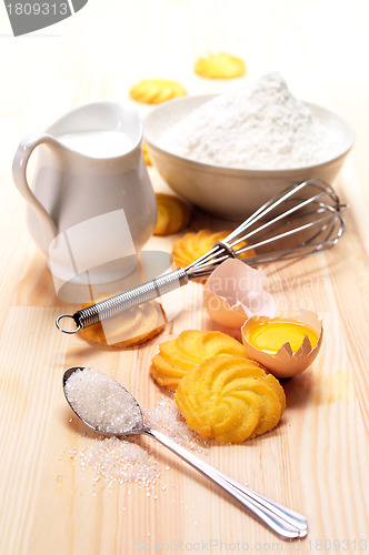 Image of making baking cookies