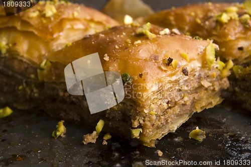 Image of Baklava - traditional middle east sweet desert