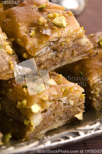 Image of Baklava - traditional middle east sweet desert