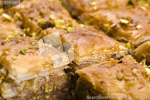 Image of Baklava - traditional middle east sweet desert