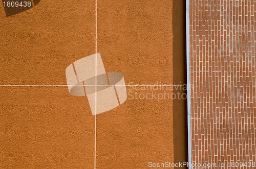 Image of Modern building wall background. Construction details. 