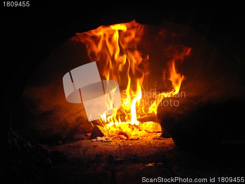 Image of Fire from the furnace