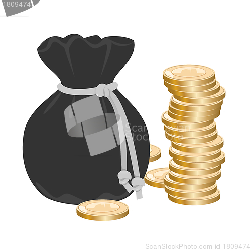 Image of Sack with money