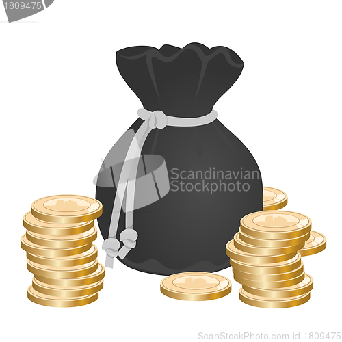 Image of Sack with money