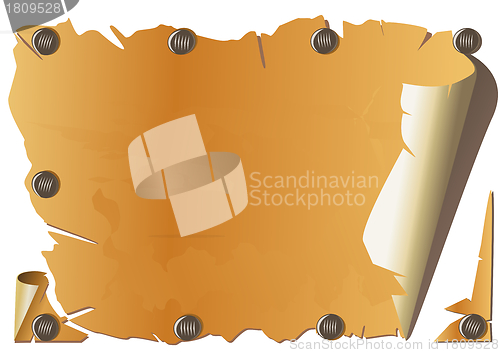 Image of Old paper. Vector