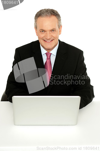 Image of Portrait of successful senior businessman