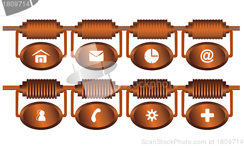 Image of Buttons for web or application