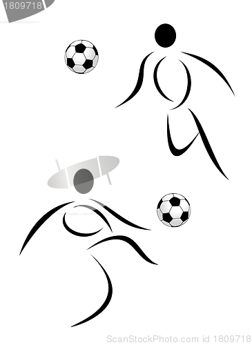 Image of Vector soccer symbol