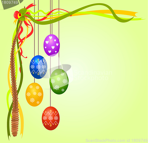 Image of Colorful easter eggs