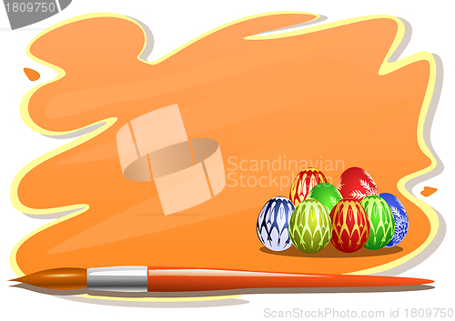 Image of Easter eggs sticker