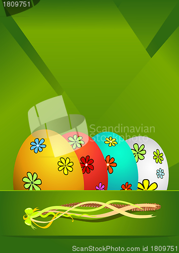 Image of Colorful easter eggs