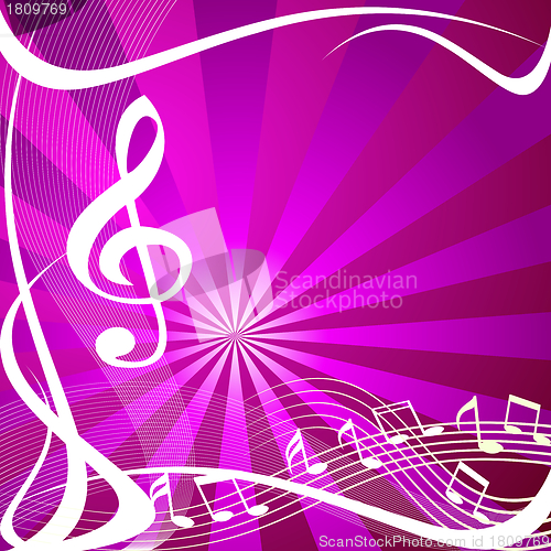 Image of Music background