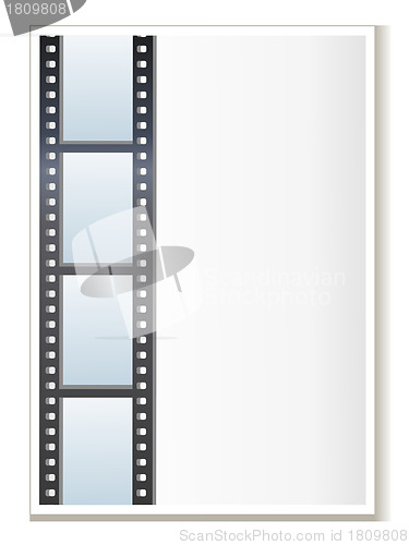 Image of Blank photo, video template